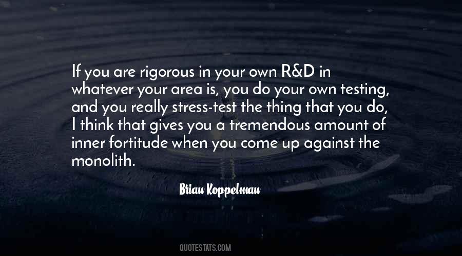 Quotes About R D #1321927