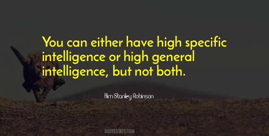 General Intelligence Quotes #1046595