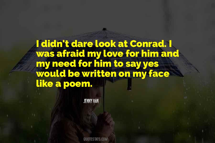 Quotes About Conrad #1182527
