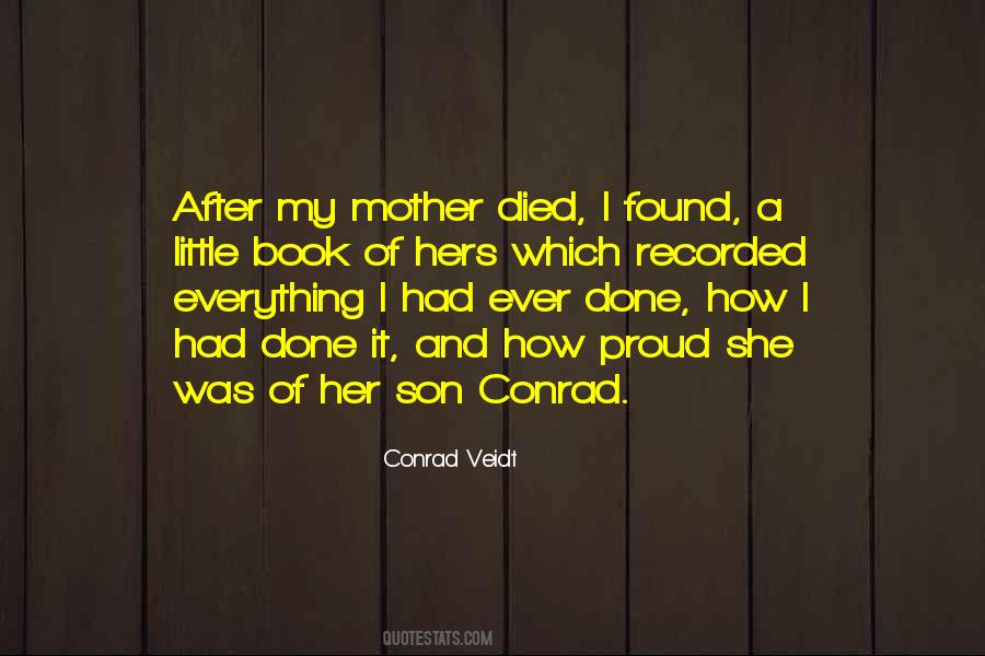 Quotes About Conrad #1311815