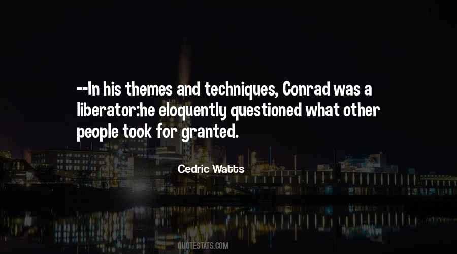 Quotes About Conrad #833954