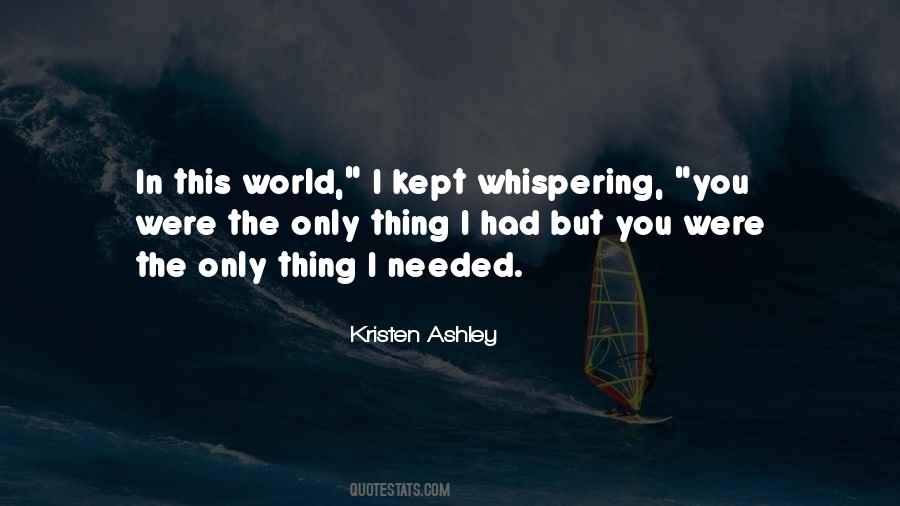 Quotes About Whispering-sweet-nothings #162598