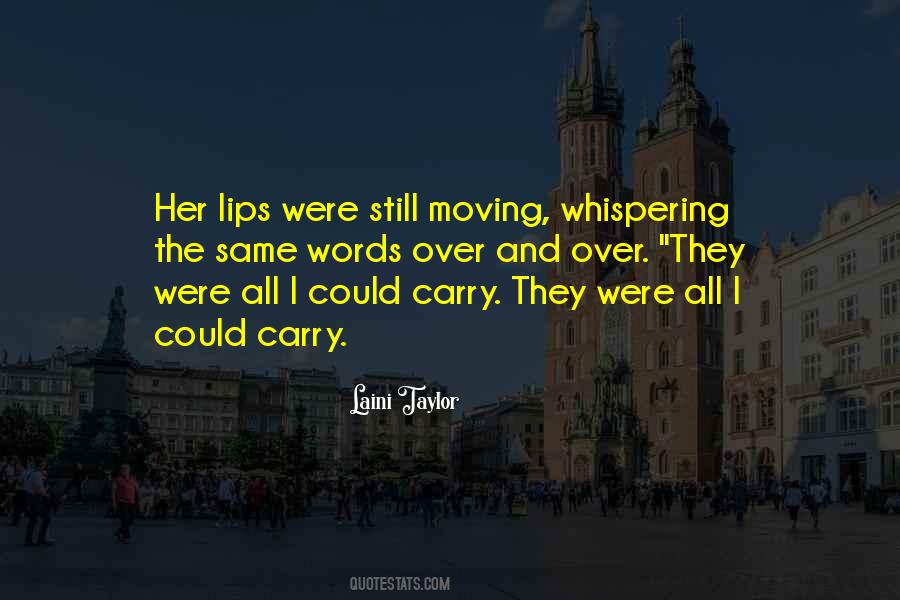 Quotes About Whispering-sweet-nothings #318503