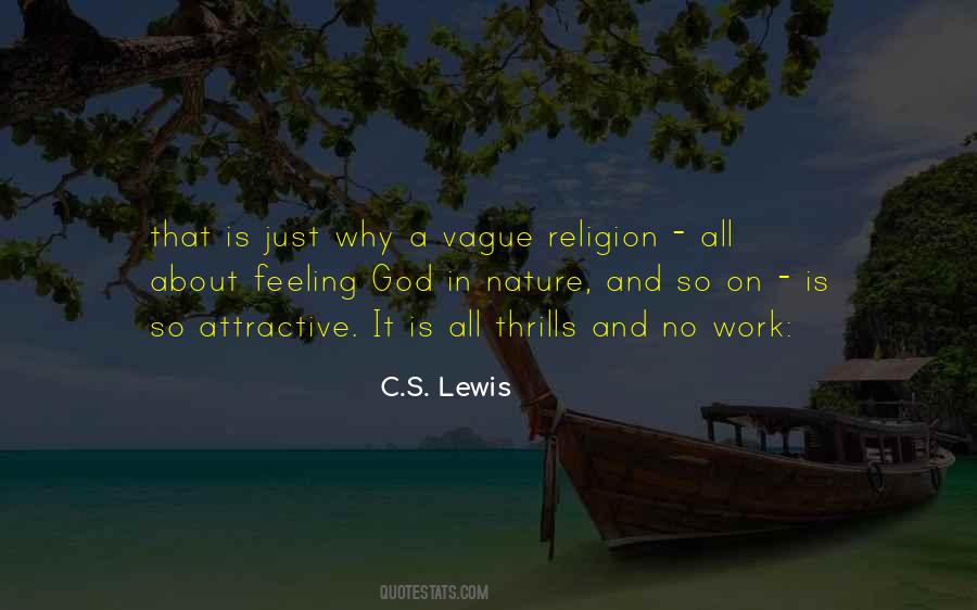 Feeling God Quotes #204420