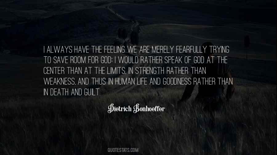 Feeling God Quotes #8867