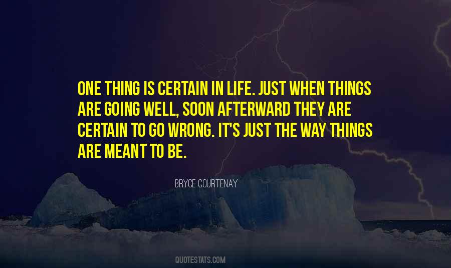 Quotes About Life When Things Go Wrong #1241777