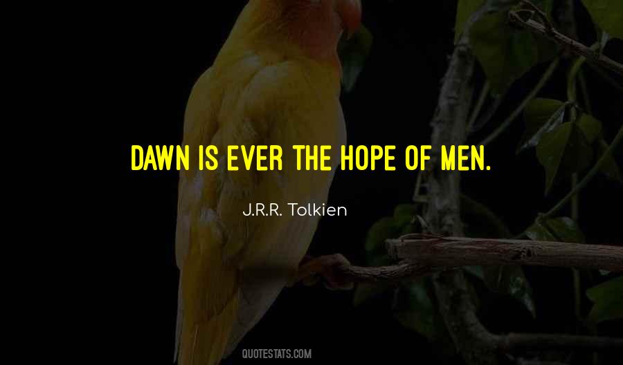 Quotes About Hope Tolkien #1146346