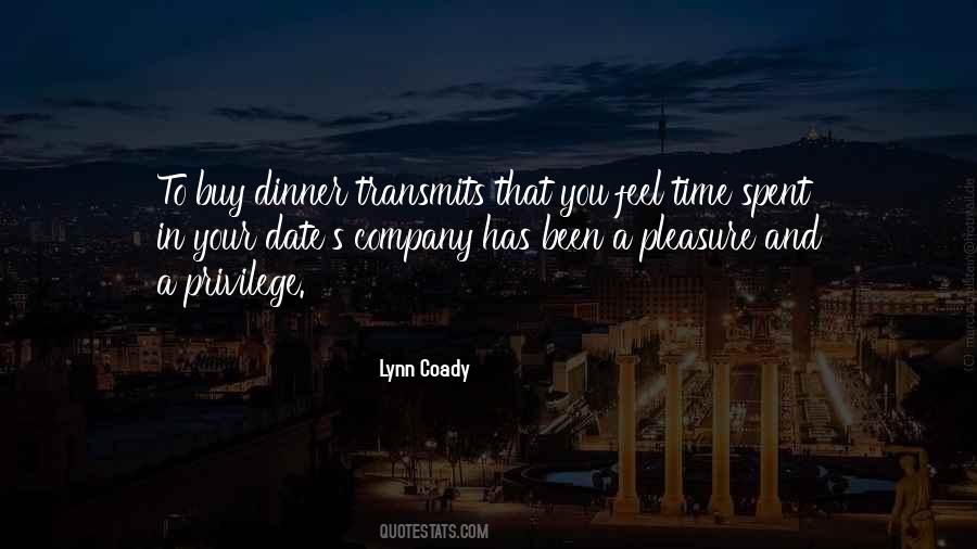 Quotes About Dinner Time #293773