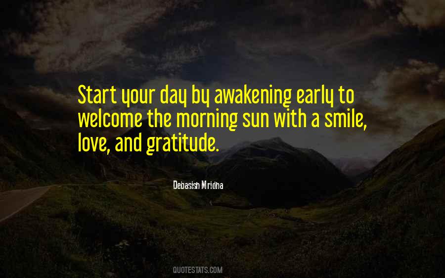 Quotes About The Morning Sun #1708401