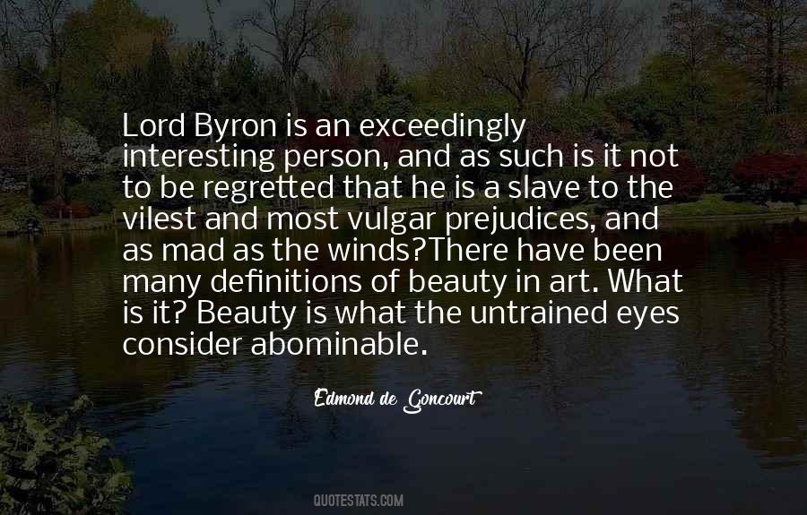 Byron Art Quotes #1242446