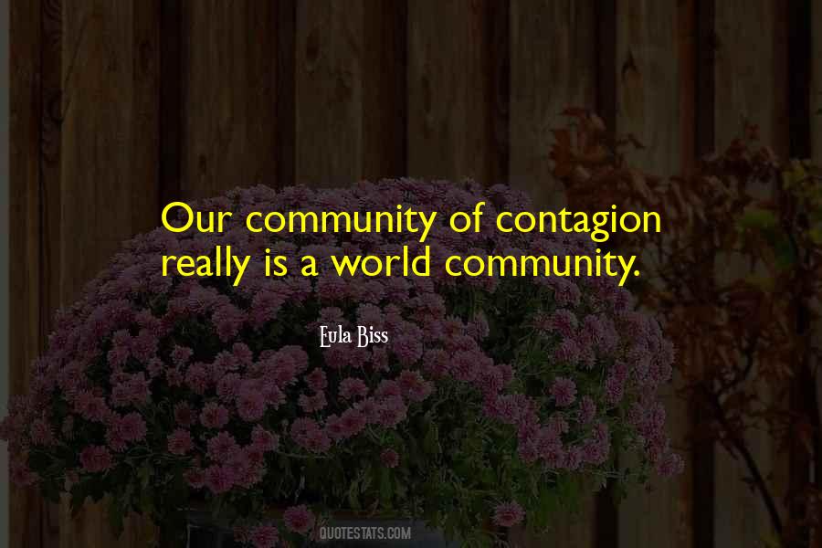 Quotes About Contagion #316697