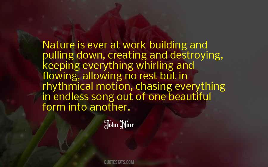 Quotes About Creating And Destroying #418714