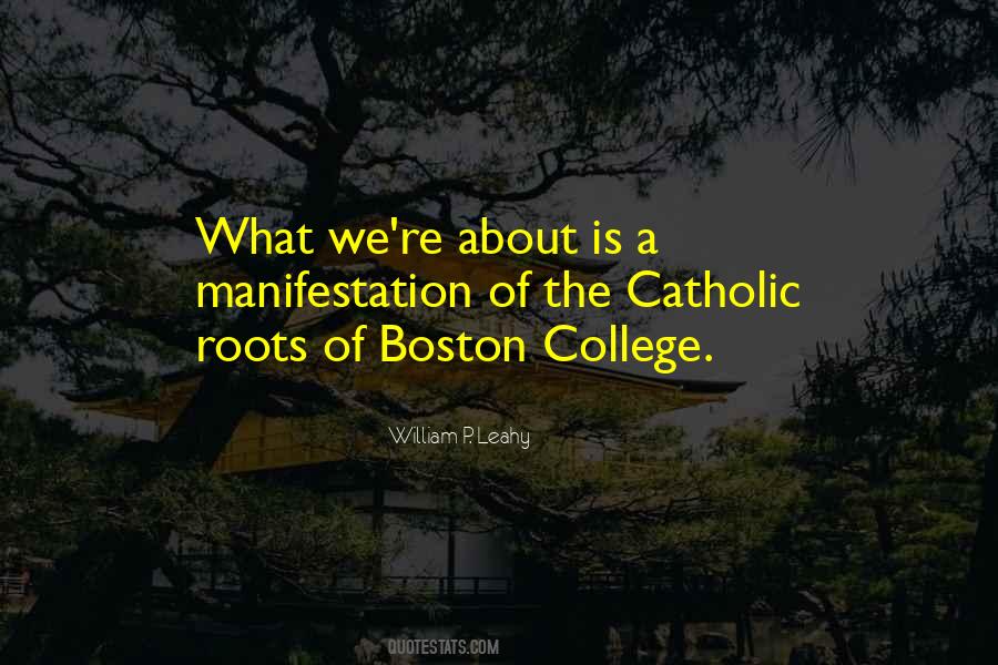 Quotes About Boston College #344006