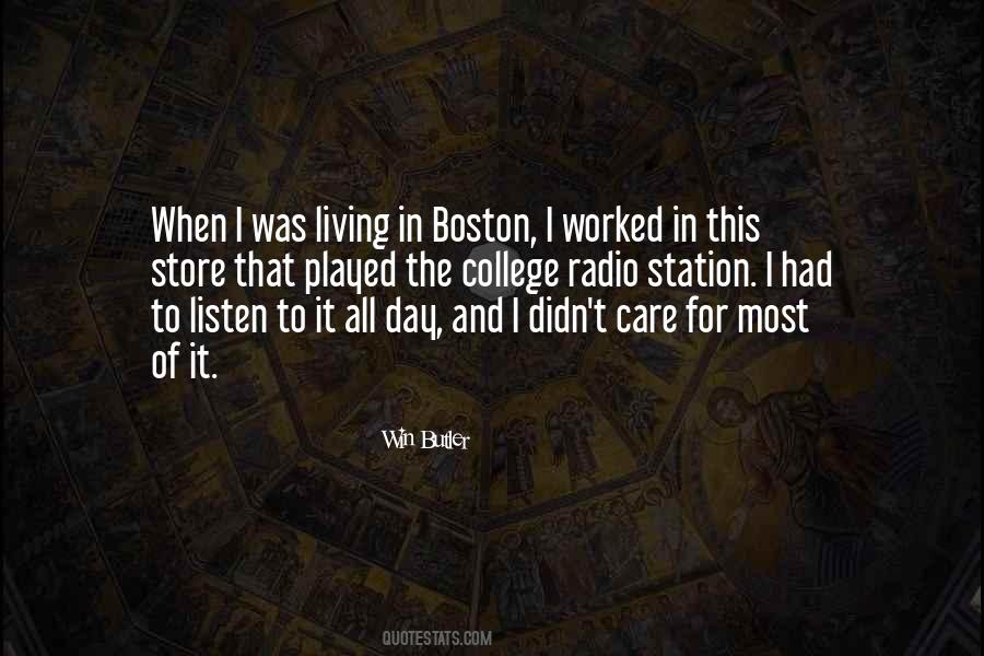 Quotes About Boston College #582441