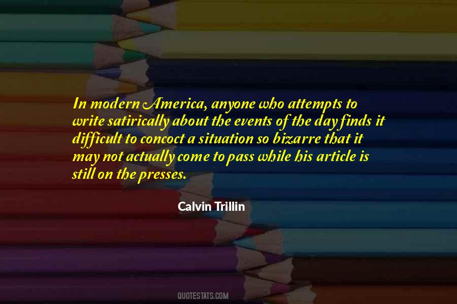 Quotes About Trillin #1069567