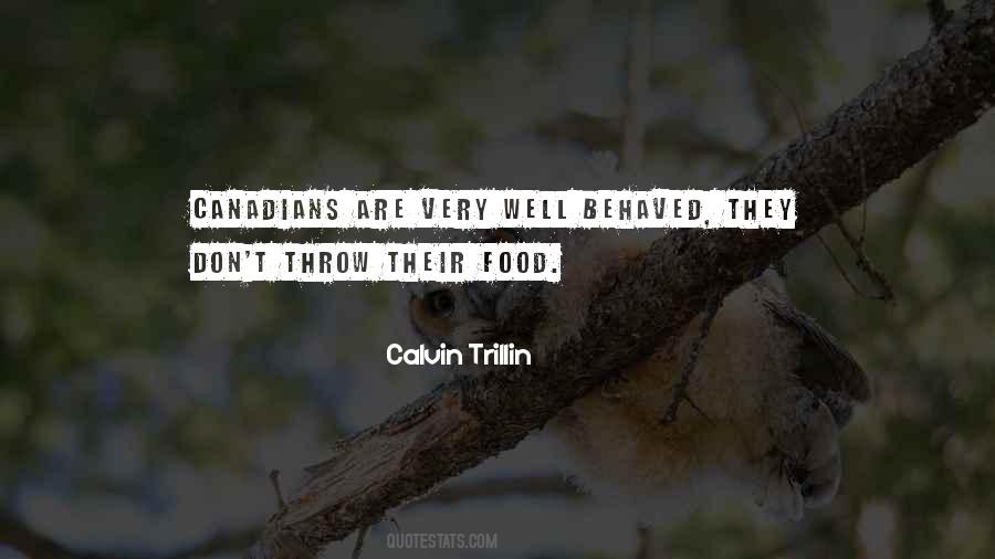 Quotes About Trillin #1320978