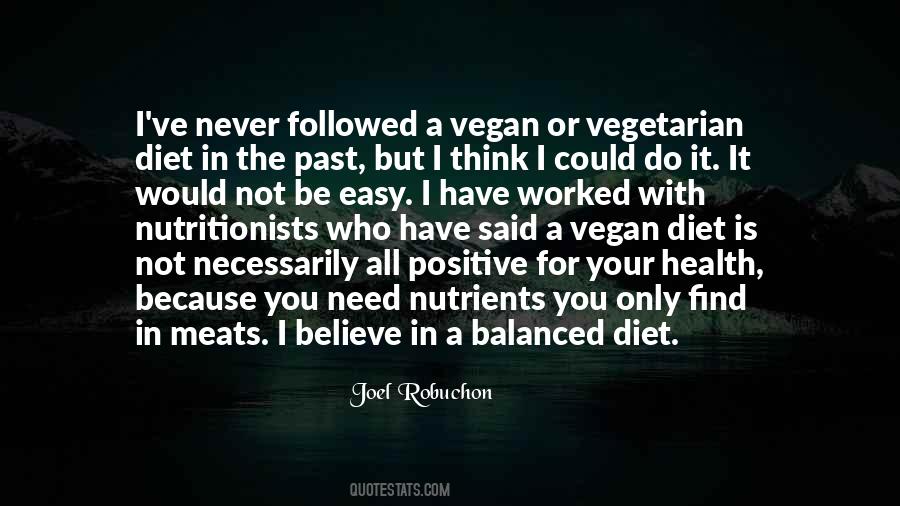 Quotes About Vegetarian Health #1419631