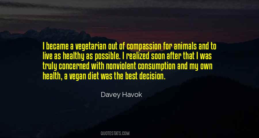 Quotes About Vegetarian Health #164984