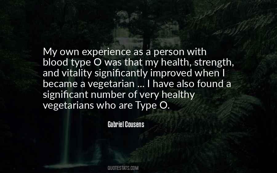Quotes About Vegetarian Health #1760937