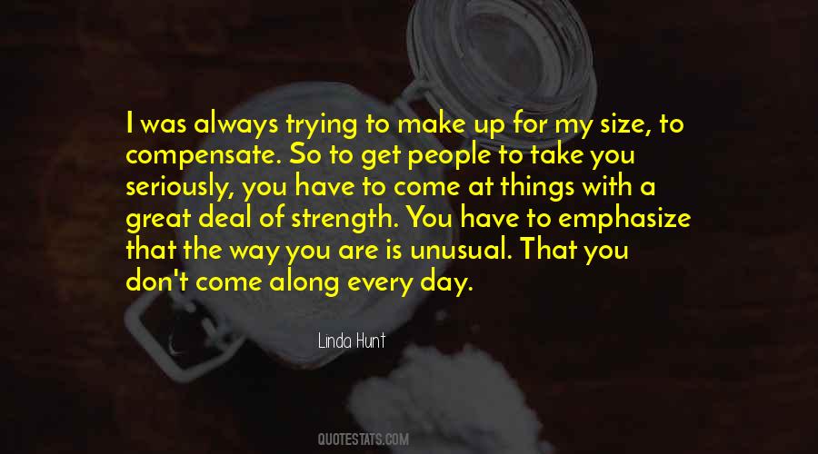 Quotes About Size And Strength #468740