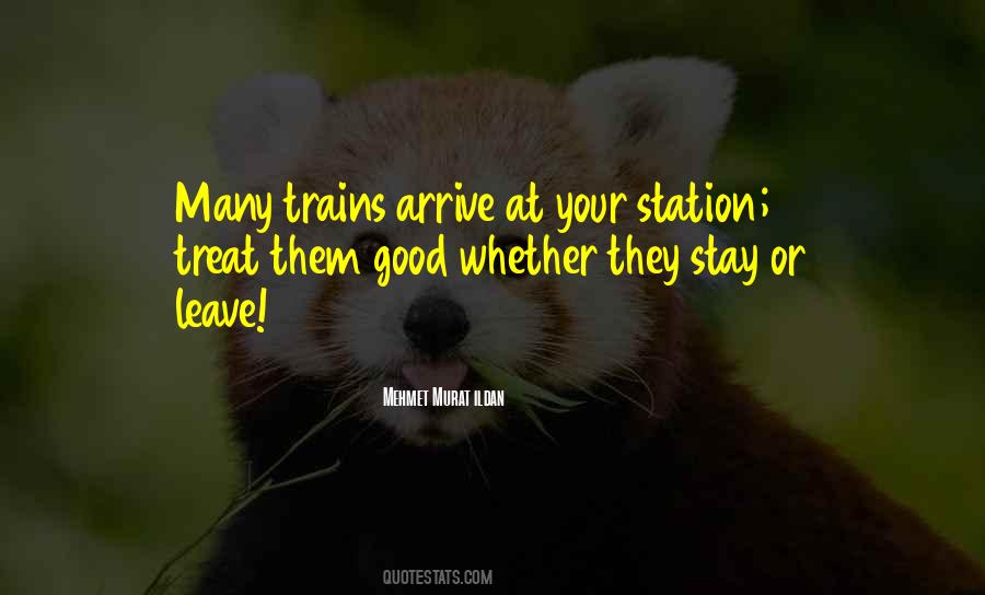 Stay Or Leave Quotes #978956