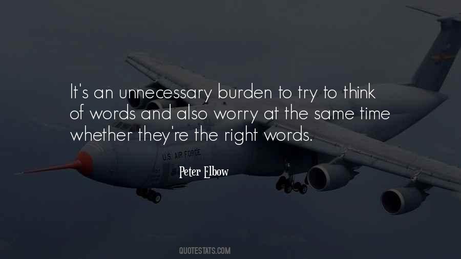 Worry Is Unnecessary Quotes #567102