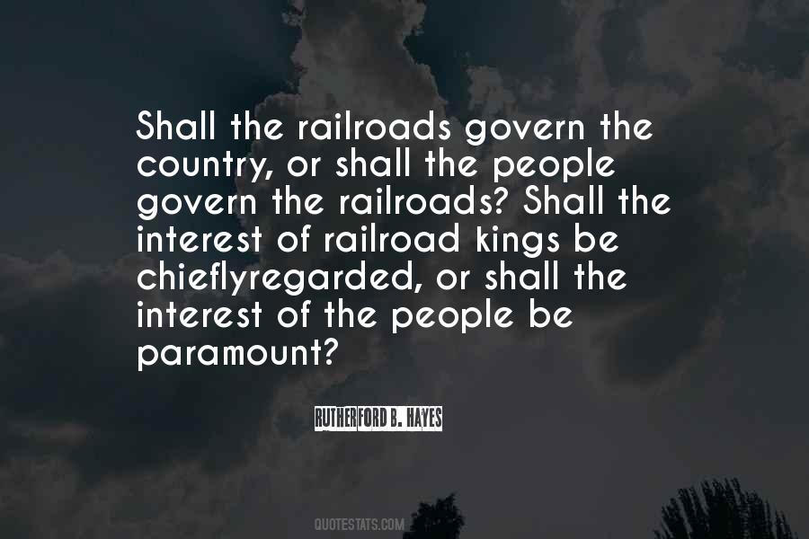 Quotes About Railroads #1551935