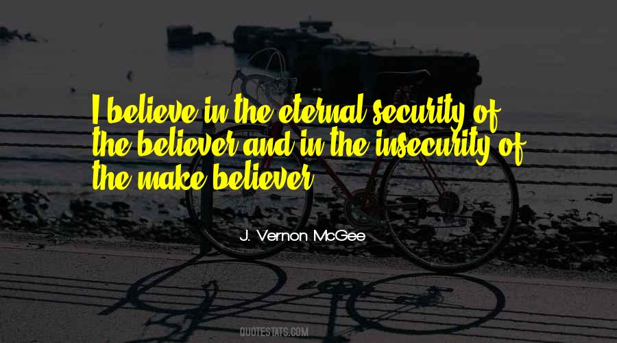 Quotes About Eternal Security #842817