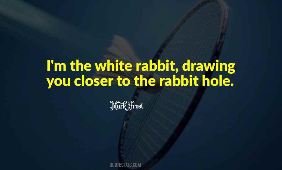 Quotes About Rabbit Hole #1303294