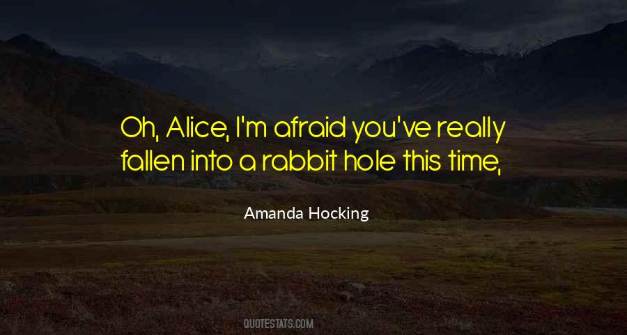 Quotes About Rabbit Hole #1720824