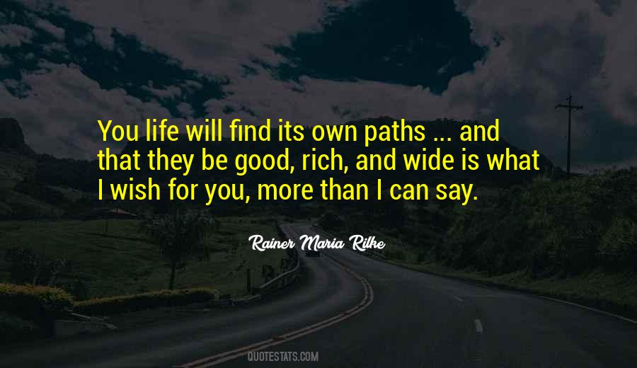 Quotes About Life Paths #795634