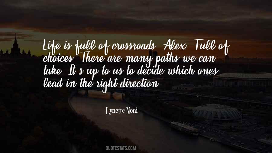 Quotes About Life Paths #826203