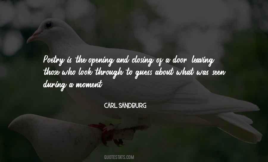 Door Opening Quotes #267346