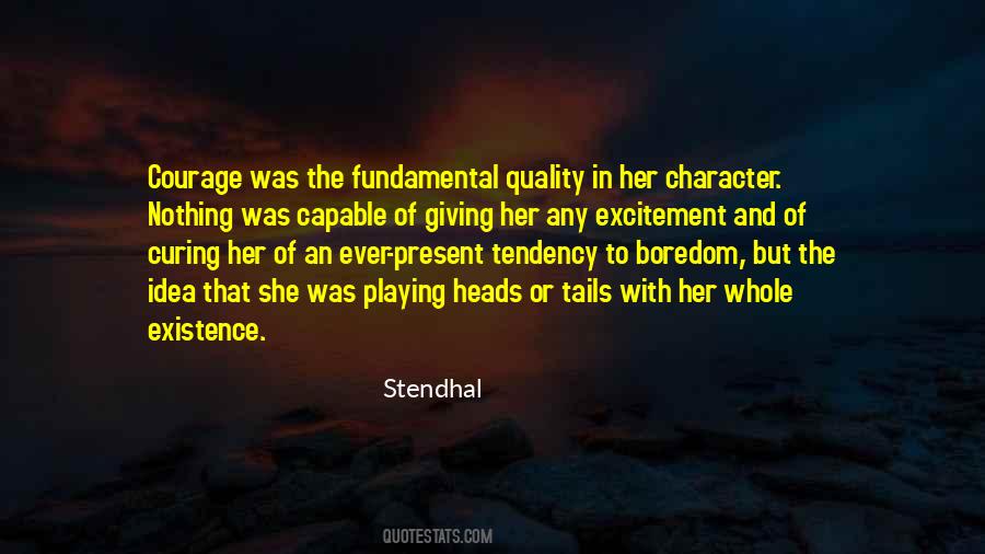 Quotes About Quality Of Character #1425785