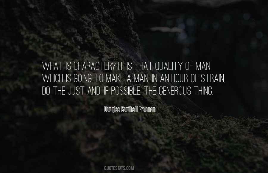 Quotes About Quality Of Character #1563612