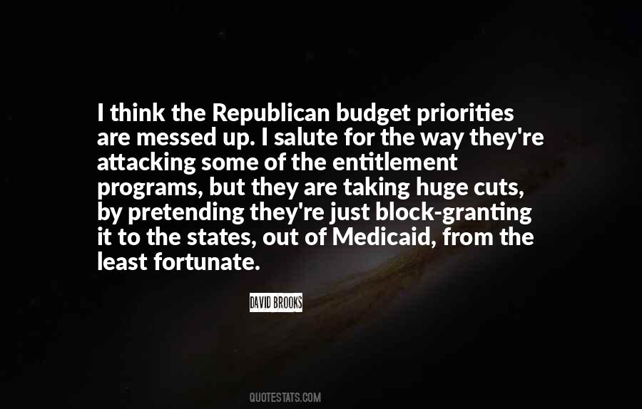 Quotes About Entitlement Programs #978317