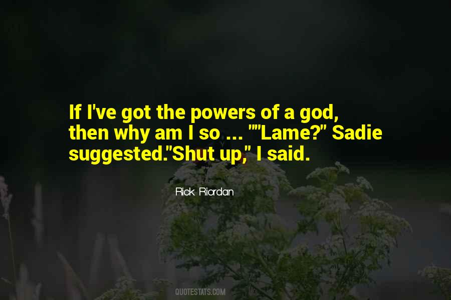 Then God Said Quotes #1089940