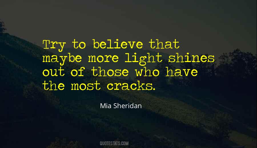 Quotes About Cracks And Light #940568