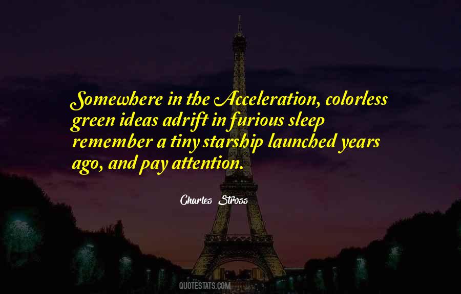 Quotes About Acceleration #1518722