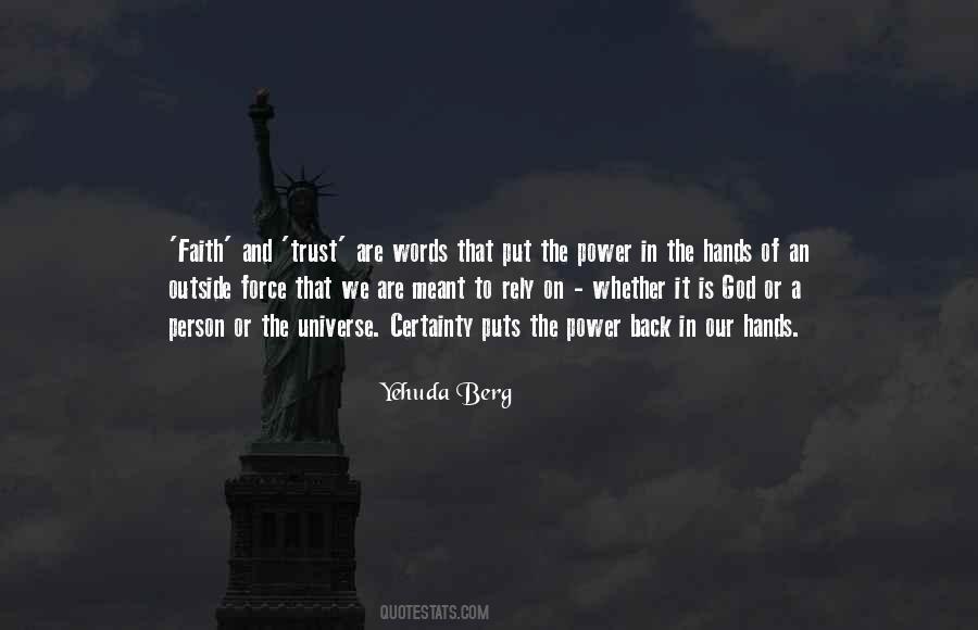 Faith Power Quotes #13389