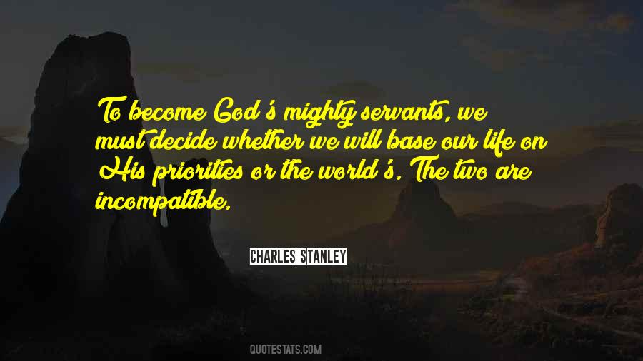 God Priorities Quotes #993195