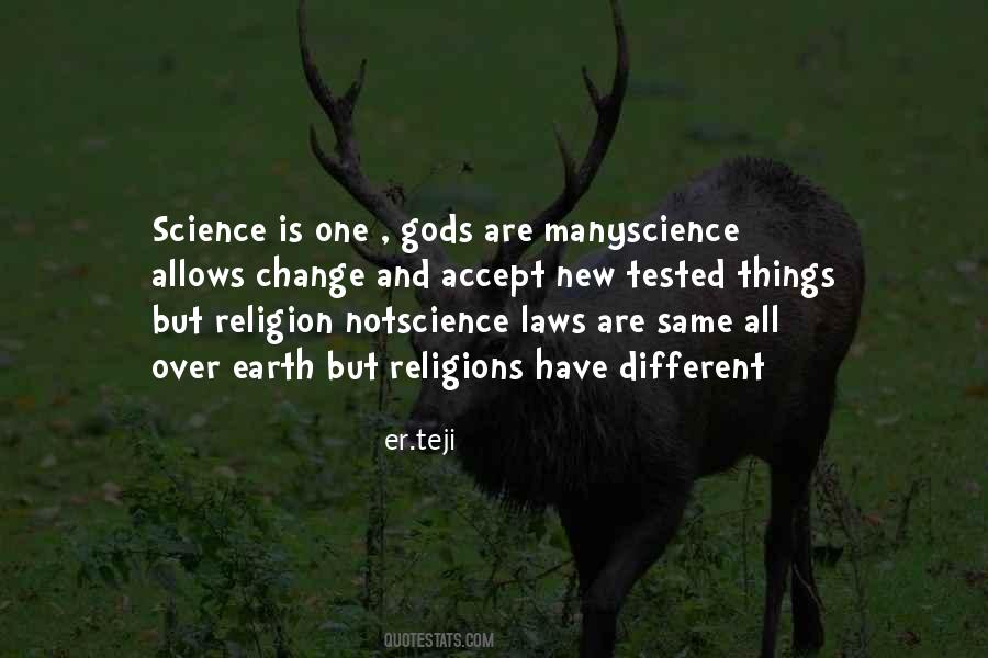 Science The New Religion Quotes #1366657