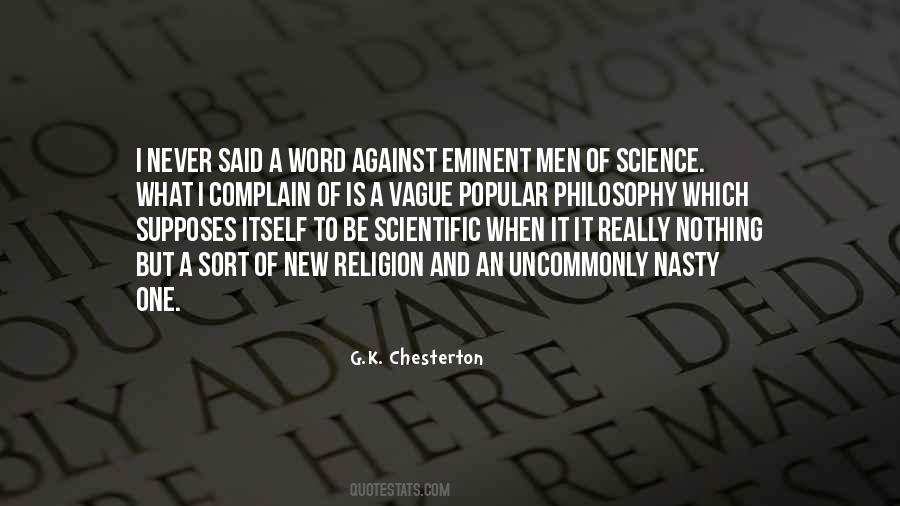 Science The New Religion Quotes #388785