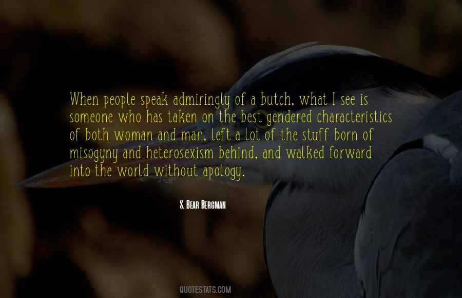 Characteristics In People Quotes #1427286