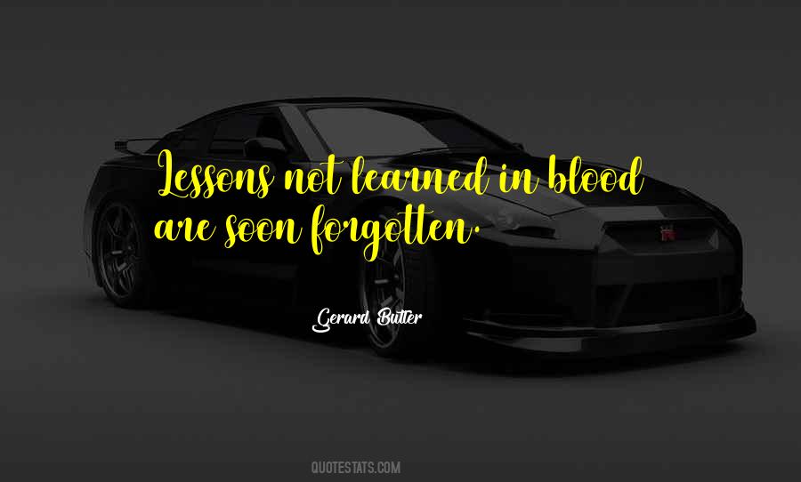 Quotes About Lessons Not Learned #1732523