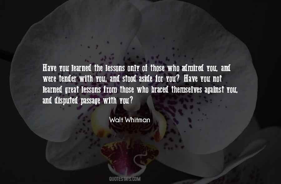 Quotes About Lessons Not Learned #934182