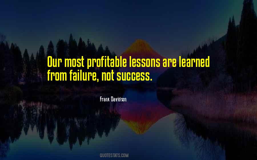 Quotes About Lessons Not Learned #954113