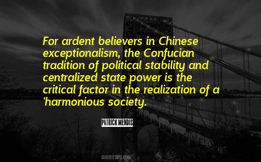 Chinese Exceptionalism Quotes #250655