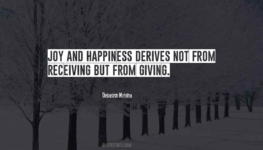 Quotes About Giving Rather Than Receiving #103106