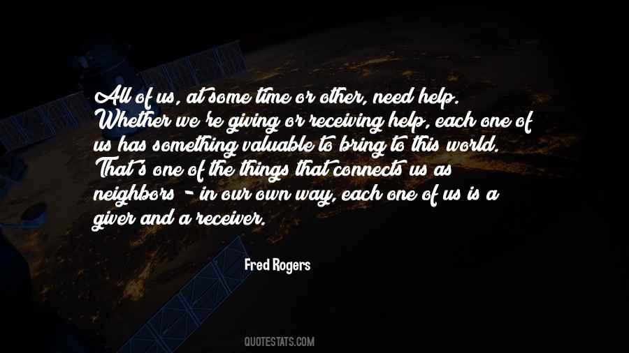 Quotes About Giving Rather Than Receiving #234620